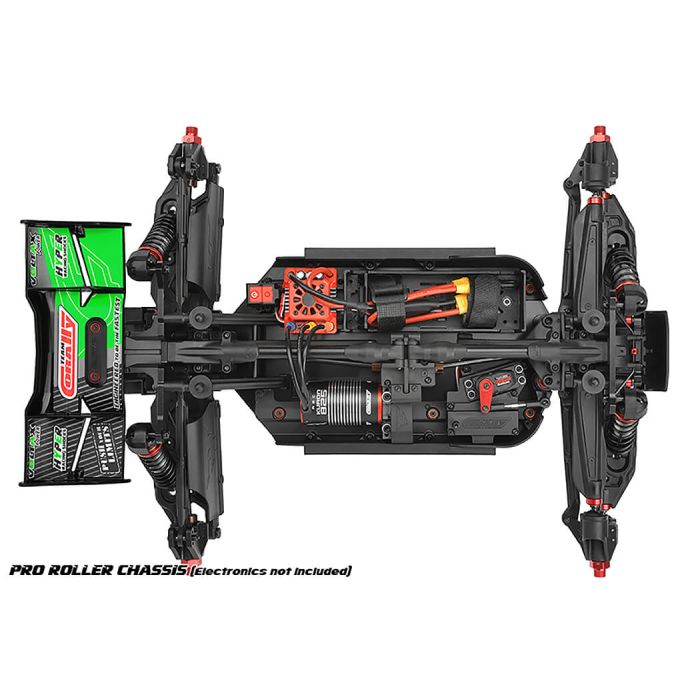 Corally Kagama XP 6S RC Truggy Truck Rolling Chassis - Green