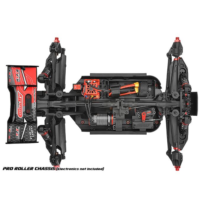 Corally Kagama XP 6S RC Truggy Truck Rolling Chassis - Red