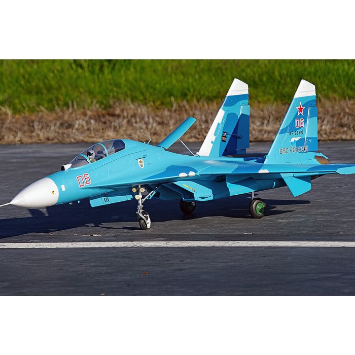 FMS Sukohi Su-27 EDF RC Fighter Jet ARTF (no Tx/Rx/Batt) - Blue