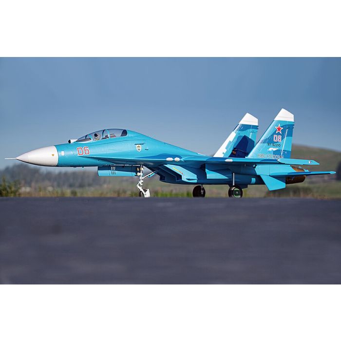 FMS Sukohi Su-27 EDF RC Fighter Jet ARTF (no Tx/Rx/Batt) - Blue