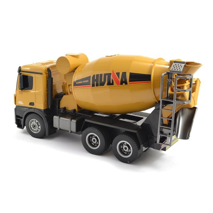 Huina RC Cement Mixer 4WD Truck w/ Diecast parts, Lights & Sound!
