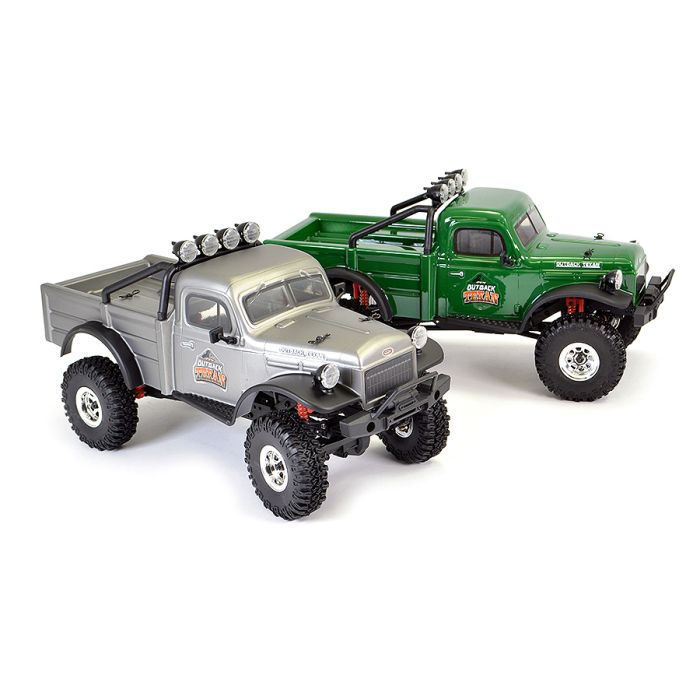 FTX 1:18 Outback Mini X Texan 4x4 RTR RC Rock Crawler Jeep Truck - Grey