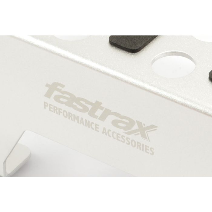 Fastrax Silver Anodised Aluminium Car Pit Stand for RC Cars