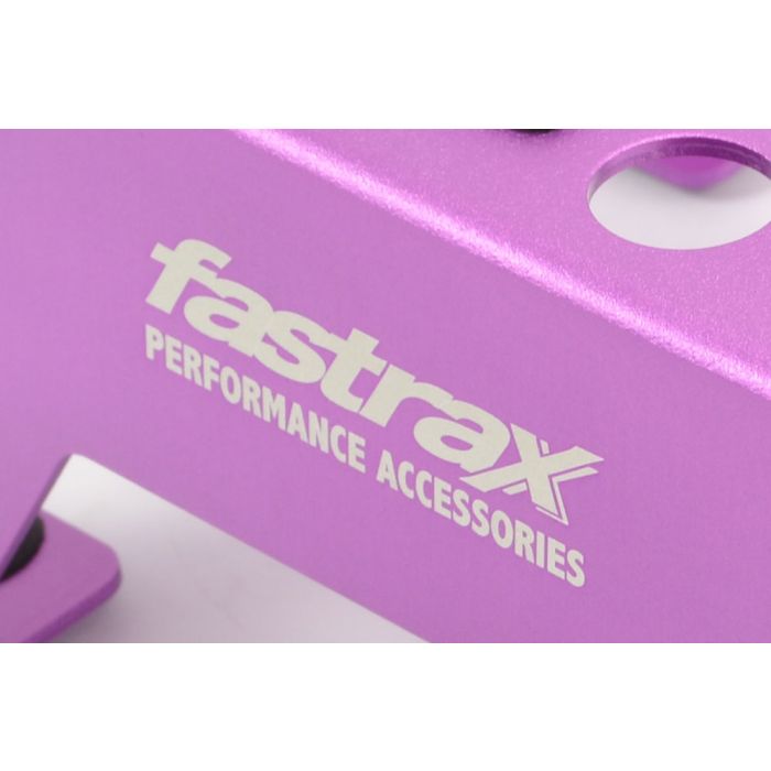 Fastrax Purple Anodised Aluminium Car Pit Stand for RC Cars