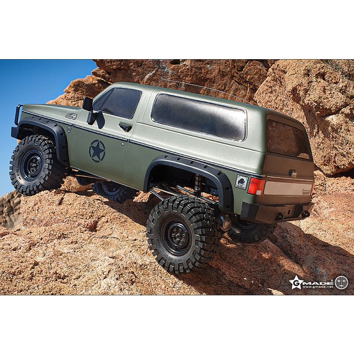 Gmade 1:10 GS02F Buffalo (Military) TS K5 Blazer RC Rock Crawler Kit