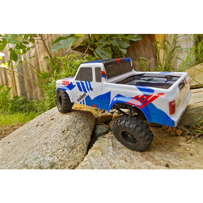 Element RC 1:24 Enduro 24 Sendero - RTR 4x4 Model Rock Crawler Truck - Blue/Red