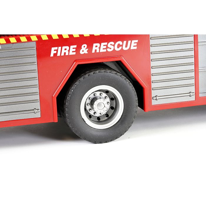 Huina RC Fire Engine Ladder Truck - Working Lights, Sound & Hose!