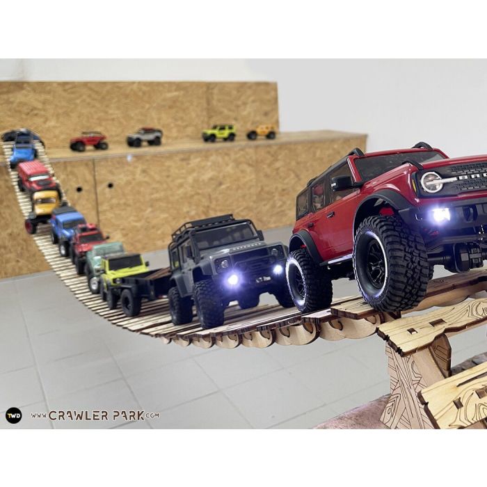 Crawler Park 1/18 & 1/24 Scale RC Truck Bridge Obstacle Extension Kit