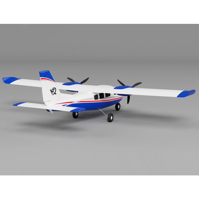 Xfly P68 Twin RC Plane (850mm) ARTF (no Tx/Rx/Batt/Cgr) - Blue