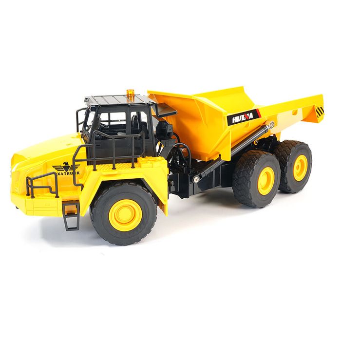 Huina 1:16 RC Articulated Dump Truck Tipper Lorry - 11 Function, LED Lights