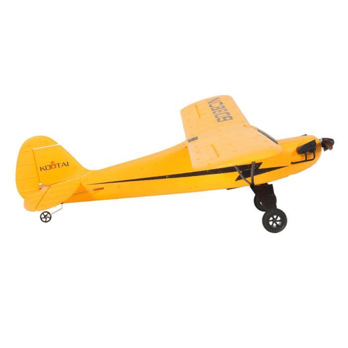 Kootai Piper J3 Cub (505mm) RC Model Plane w/ Gyro EPP RTF - Mode 2