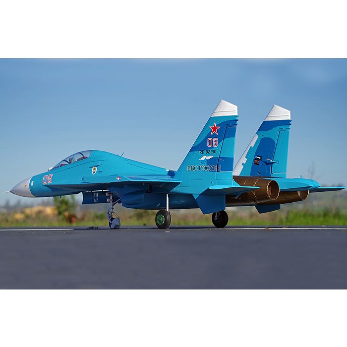 FMS Sukohi Su-27 EDF RC Fighter Jet ARTF (no Tx/Rx/Batt) - Blue