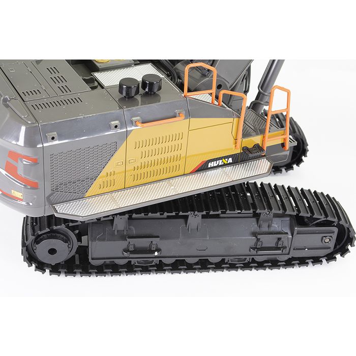 Huina RC Excavator Digger w/ Metal Bucket, Lights & Sound
