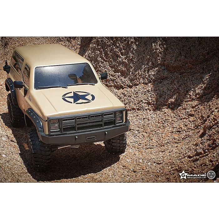 Gmade 1:10 GS02F Buffalo (Military) TS K5 Blazer RC Rock Crawler Kit