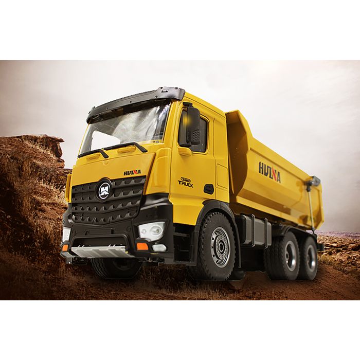 Huina RC Dump Truck Tipper Lorry w/ Lights, 10 Function