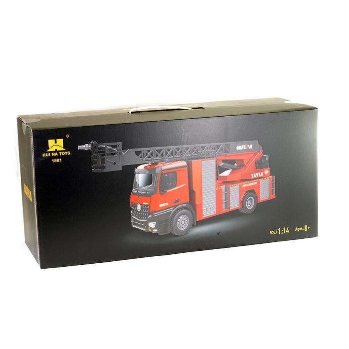 Huina RC Fire Engine Ladder Truck - Working Lights, Sound & Hose!