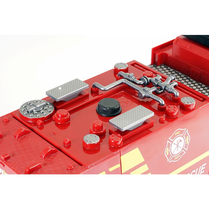 Huina RC Fire Engine Truck - Working Lights, Sound & Water Cannon!
