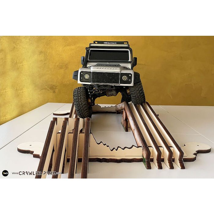 Crawler Park Axes Crossing Obstacle 1/10 Crawler Circuit