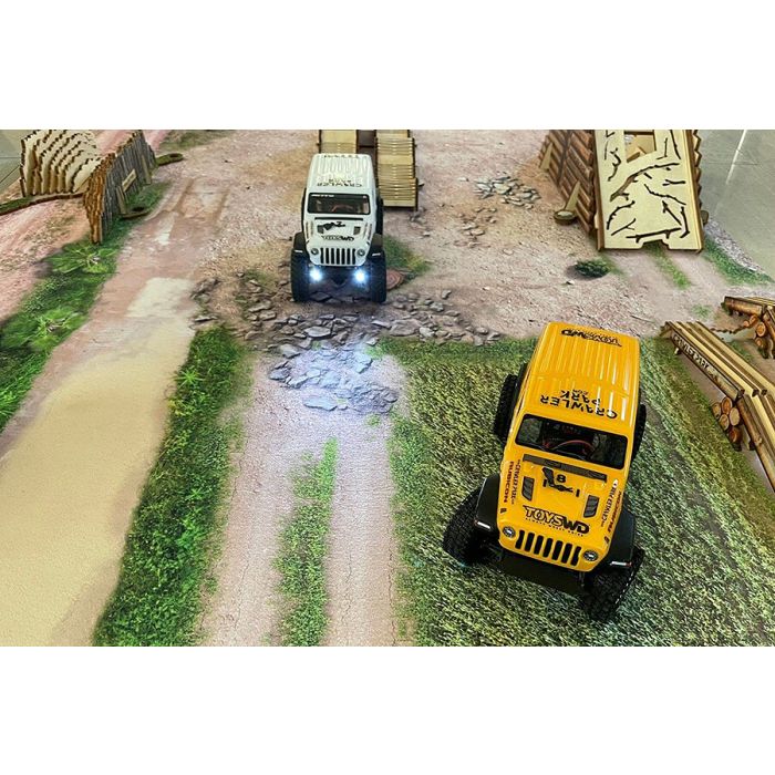 Crawler Park Starter Kit Carpet Circuit – 1/24 & 1/18 RC Car Off Road Track