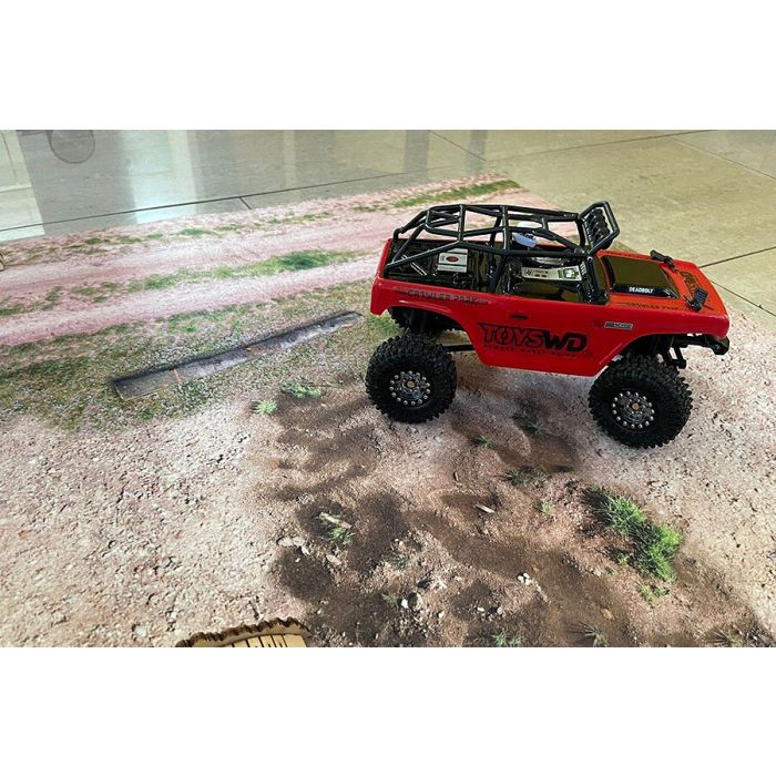 Crawler Park Carpet Circuit (200x100cm) – 1/24 & 1/18 RC Car Off Road Track