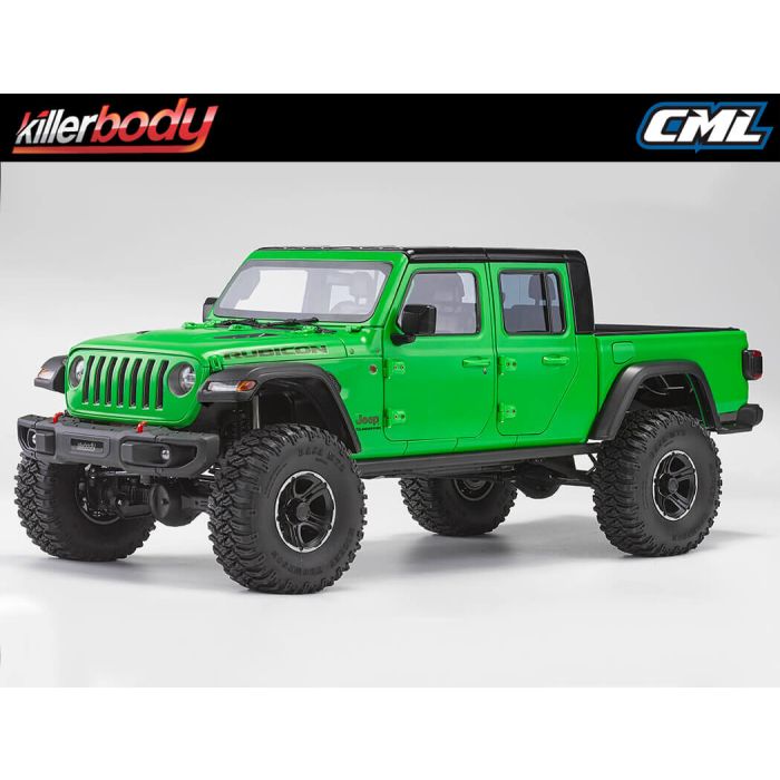 Killerbody 1/10 Jeep Wrangler Gladiator Rubicon RC Car Body Cockpit Set