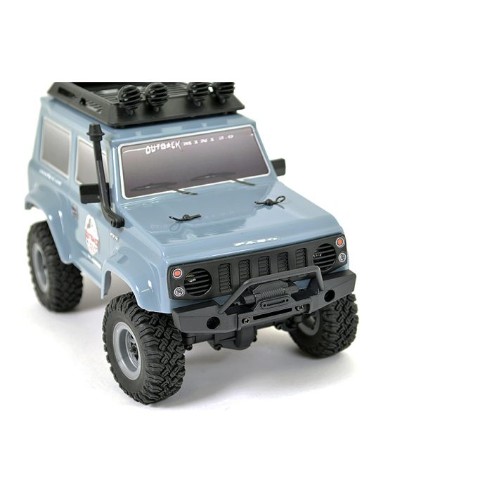 FTX 1:24 Outback Mini 2.0 Paso 4x4 RTR RC Rock Crawler Truck - Grey
