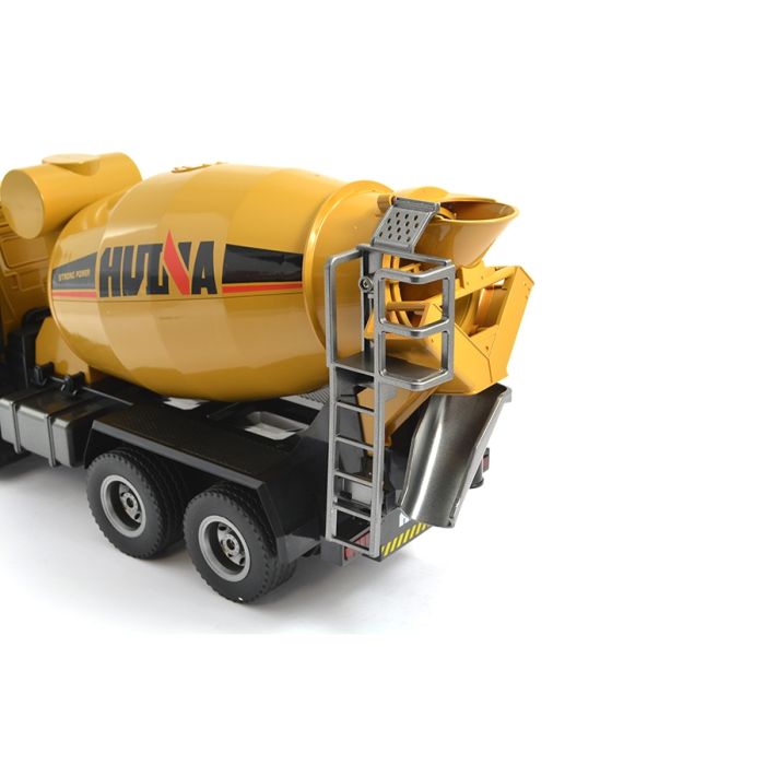 Huina RC Cement Mixer 4WD Truck w/ Diecast parts, Lights & Sound!