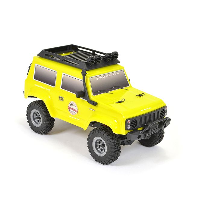 FTX 1:24 Outback Mini 2.0 Paso 4x4 RTR RC Rock Crawler Truck - Yellow