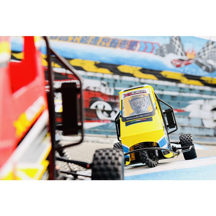 X-RIDER FLAMINGO 1/8 RTR RC RACING TUK TUK TRIKE - YELLOW