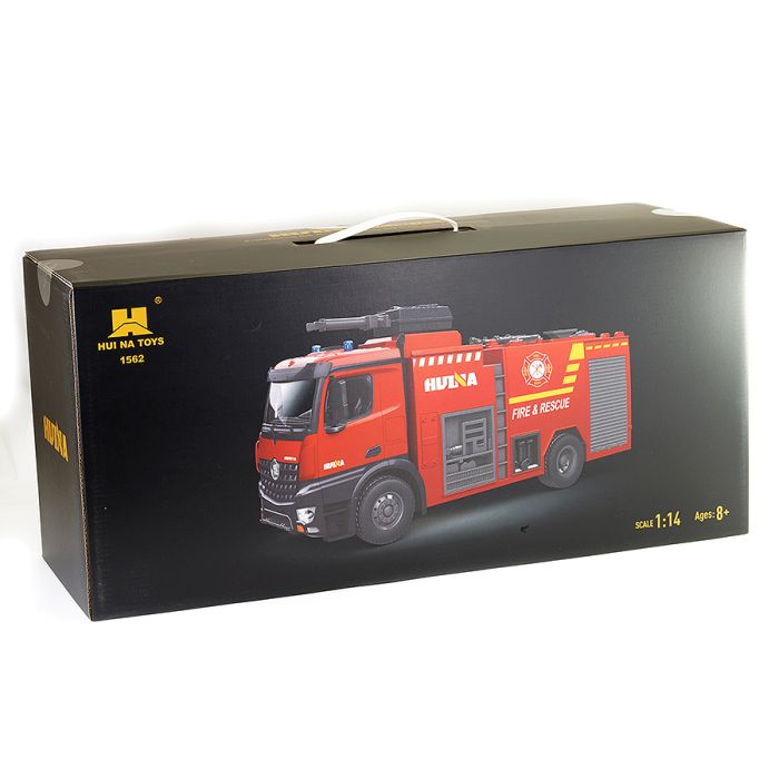Huina RC Fire Engine Truck - Working Lights, Sound & Water Cannon!