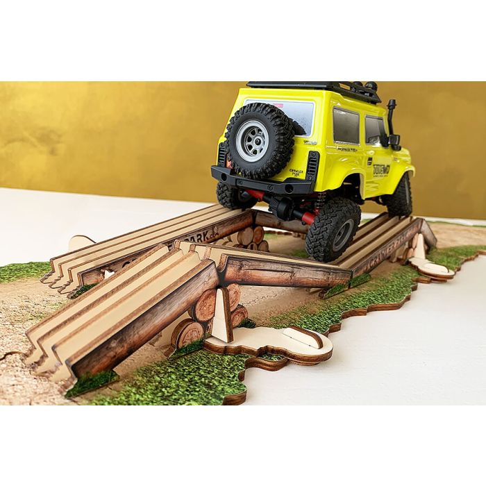 Crawler Park Axes Crossing Obstacle – 1/24 & 1/18 RC Car Off Road Track Circuit