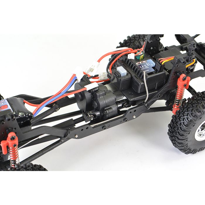 FTX 1:18 Outback Mini X Texan 4x4 RTR RC Rock Crawler Jeep Truck - Grey