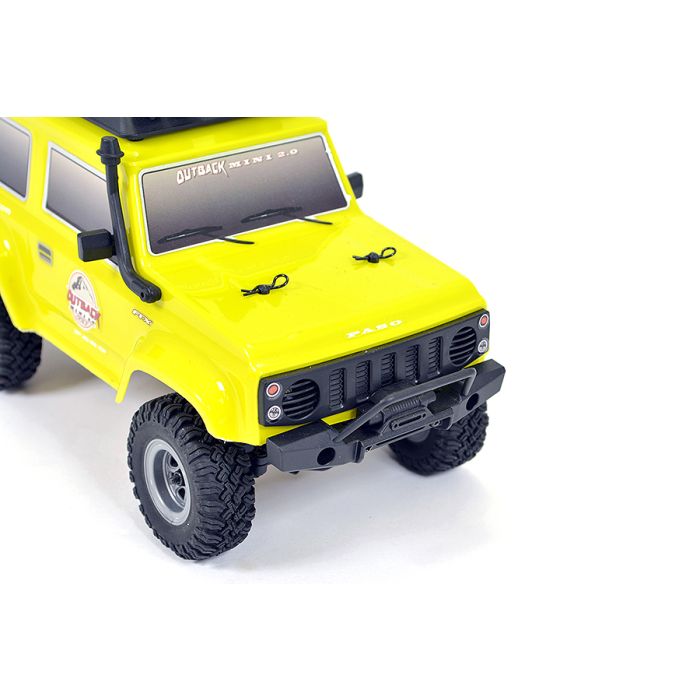 FTX 1:24 Outback Mini 2.0 Paso 4x4 RTR RC Rock Crawler Truck - Yellow