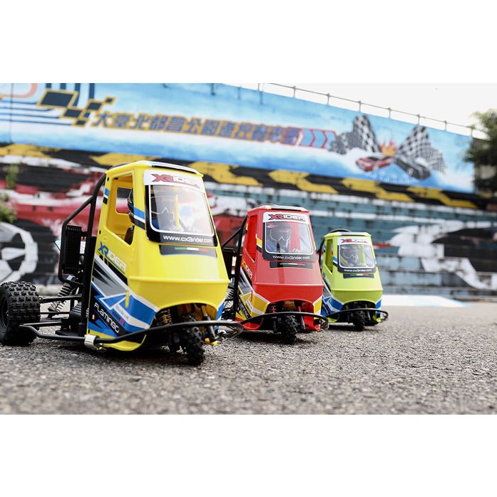 X-RIDER FLAMINGO 1/8 RTR RC RACING TUK TUK TRIKE - RED