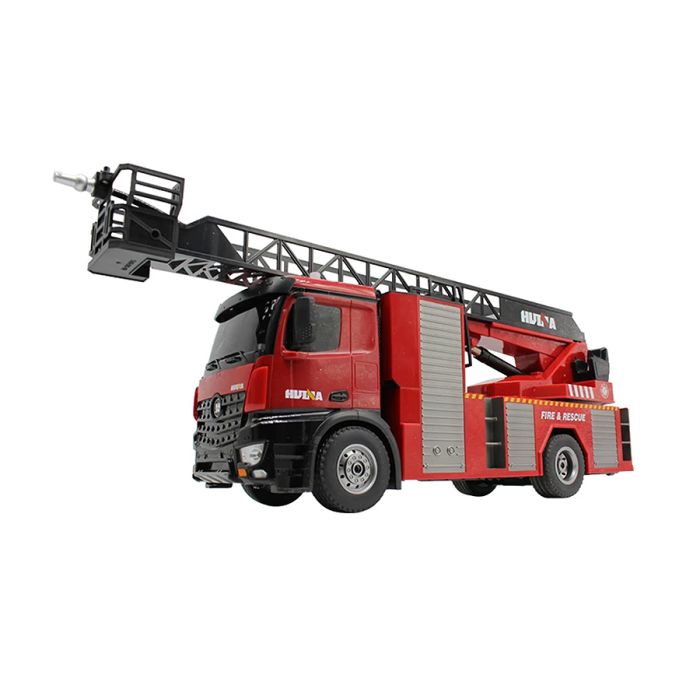 Huina RC Fire Engine Ladder Truck - Working Lights, Sound & Hose!