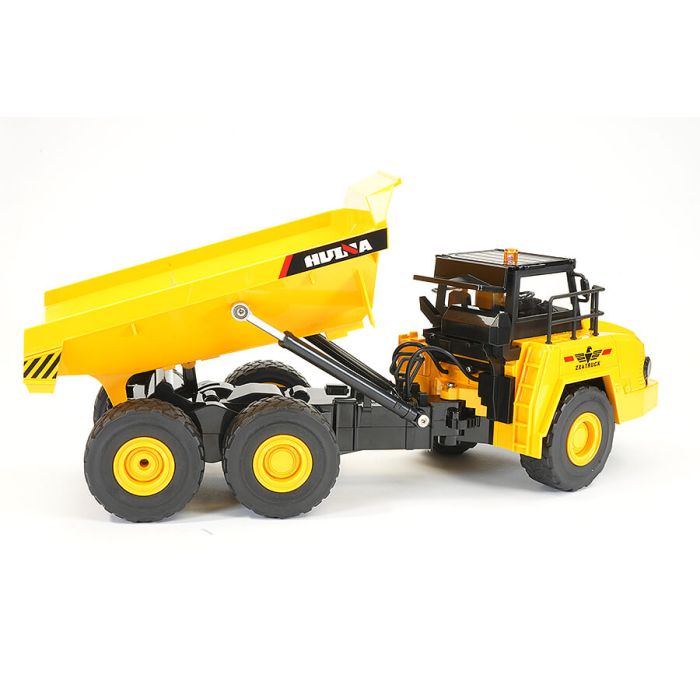 Huina 1:16 RC Articulated Dump Truck Tipper Lorry - 11 Function, LED Lights