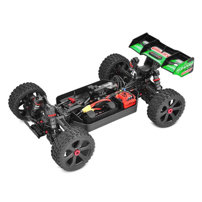 Corally Asuga XLR 6S Brushless XXL 1/8 RC Monster Buggy – Rolling Chassis