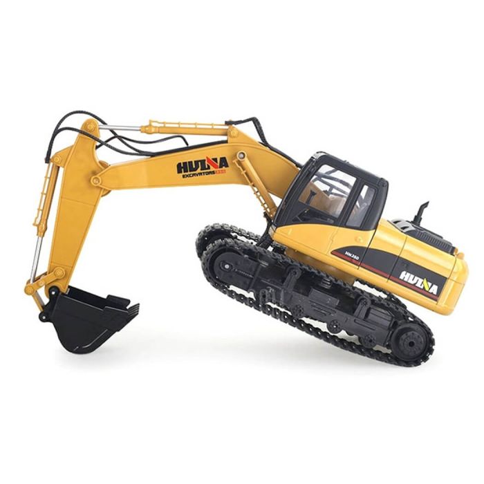 Huina 1/14 RC Excavator Digger w/ Metal Bucket, Lights & Sound