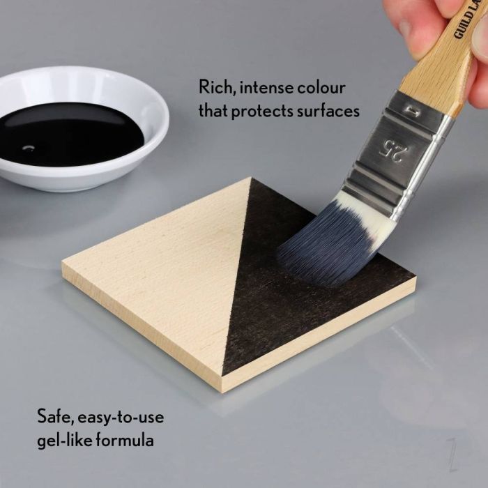 Bleo Gel Paint - Coal (100ml) - Waterproof Outdoor Wood Fabric Stain & MORE!