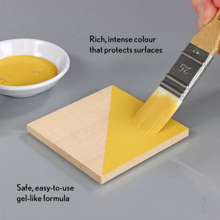 Bleo Gel Paint - Mustard (100ml) - Waterproof Outdoor Wood Fabric Stain & MORE!