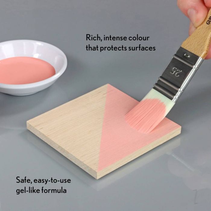 Bleo Gel Paint - Coral (100ml) - Waterproof Outdoor Wood Fabric Stain & MORE!