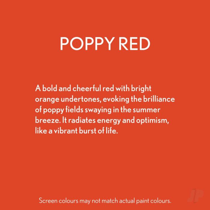 Bleo Gel Paint - Poppy Red (100ml) - Waterproof Outdoor Wood Fabric Stain & MORE!