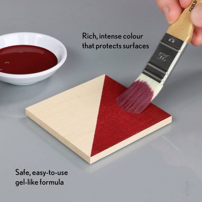 Bleo Gel Paint - Oxblood (100ml) - Waterproof Outdoor Wood Fabric Stain & MORE!