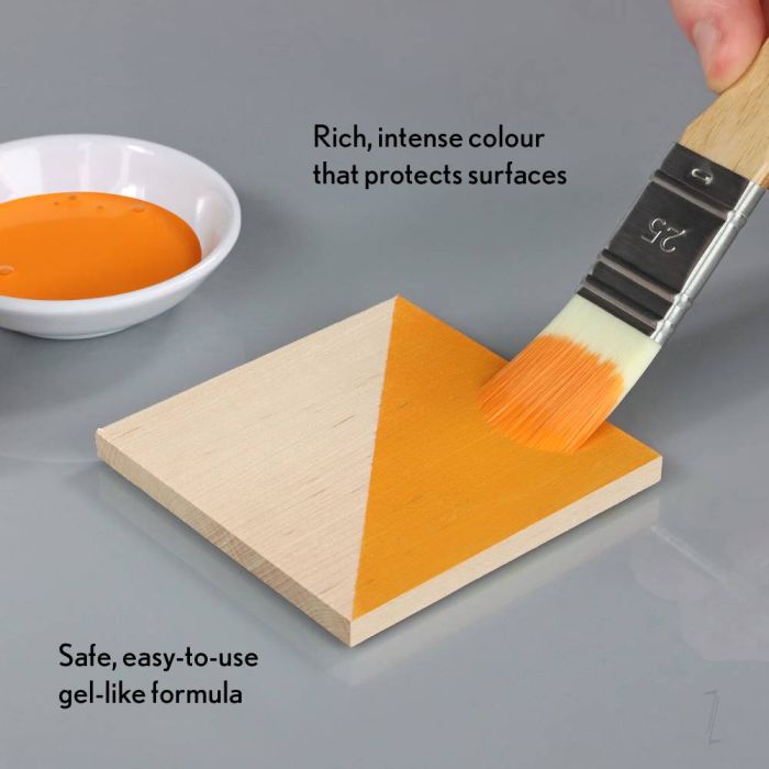 Bleo Gel Paint - Pumpkin (100ml) - Waterproof Outdoor Wood Fabric Stain & MORE!