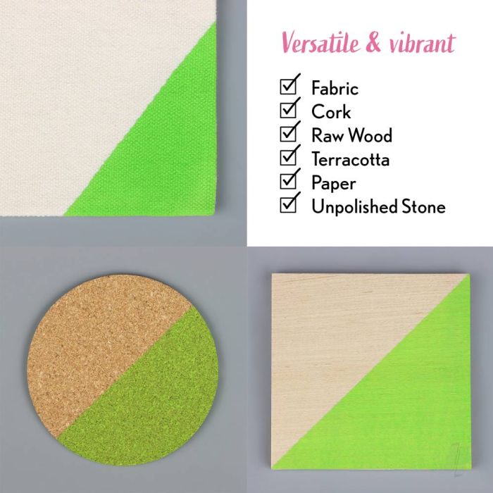 Bleo Gel Paint - Apple Green (100ml) - Waterproof Outdoor Wood Fabric Stain & MORE!