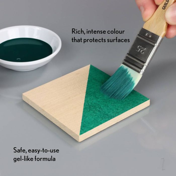 Bleo Gel Paint - Dark Emerald (100ml) - Waterproof Outdoor Wood Fabric Stain & MORE!