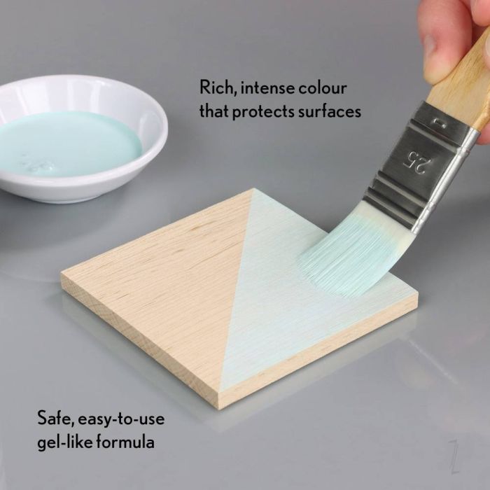 Bleo Gel Paint - Aquamarine (100ml) - Waterproof Outdoor Wood Fabric Stain & MORE!