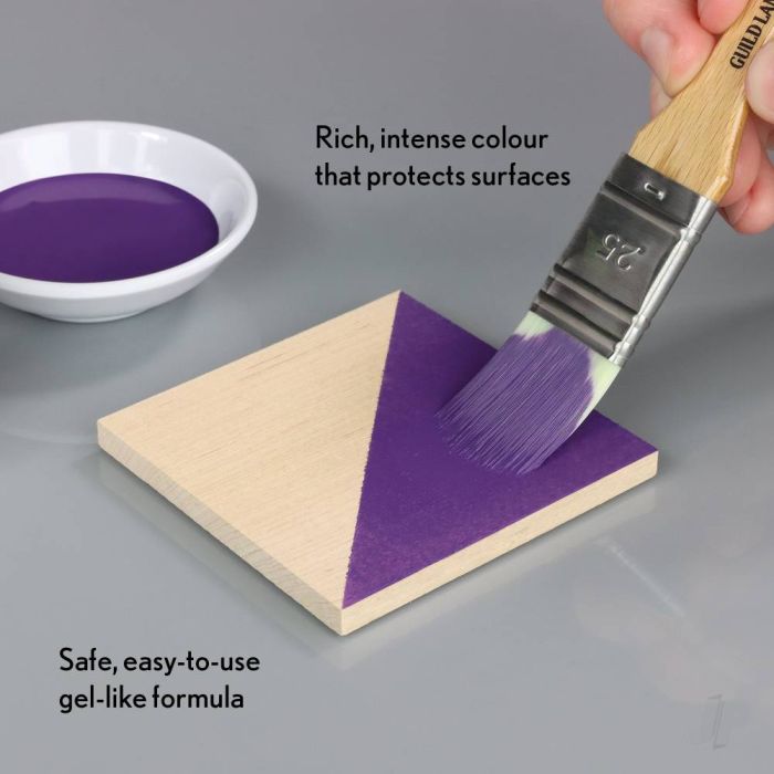 Bleo Gel Paint - Violet (100ml) - Waterproof Outdoor Wood Fabric Stain & MORE!