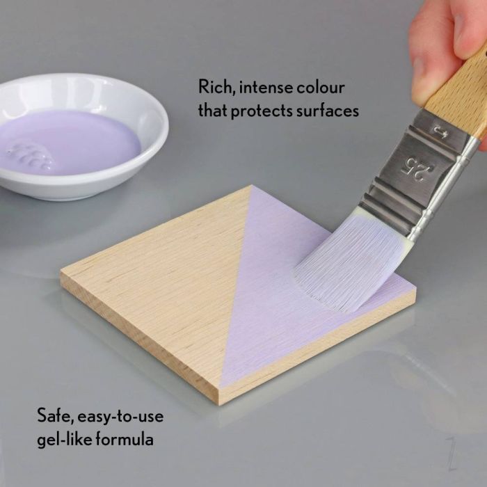 Bleo Gel Paint - Periwinkle (100ml) - Waterproof Outdoor Wood Fabric Stain & MORE!