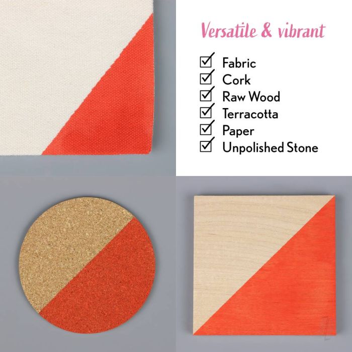 Bleo Gel Paint - Poppy Red (250ml) - Waterproof Outdoor Wood Fabric Stain & MORE!